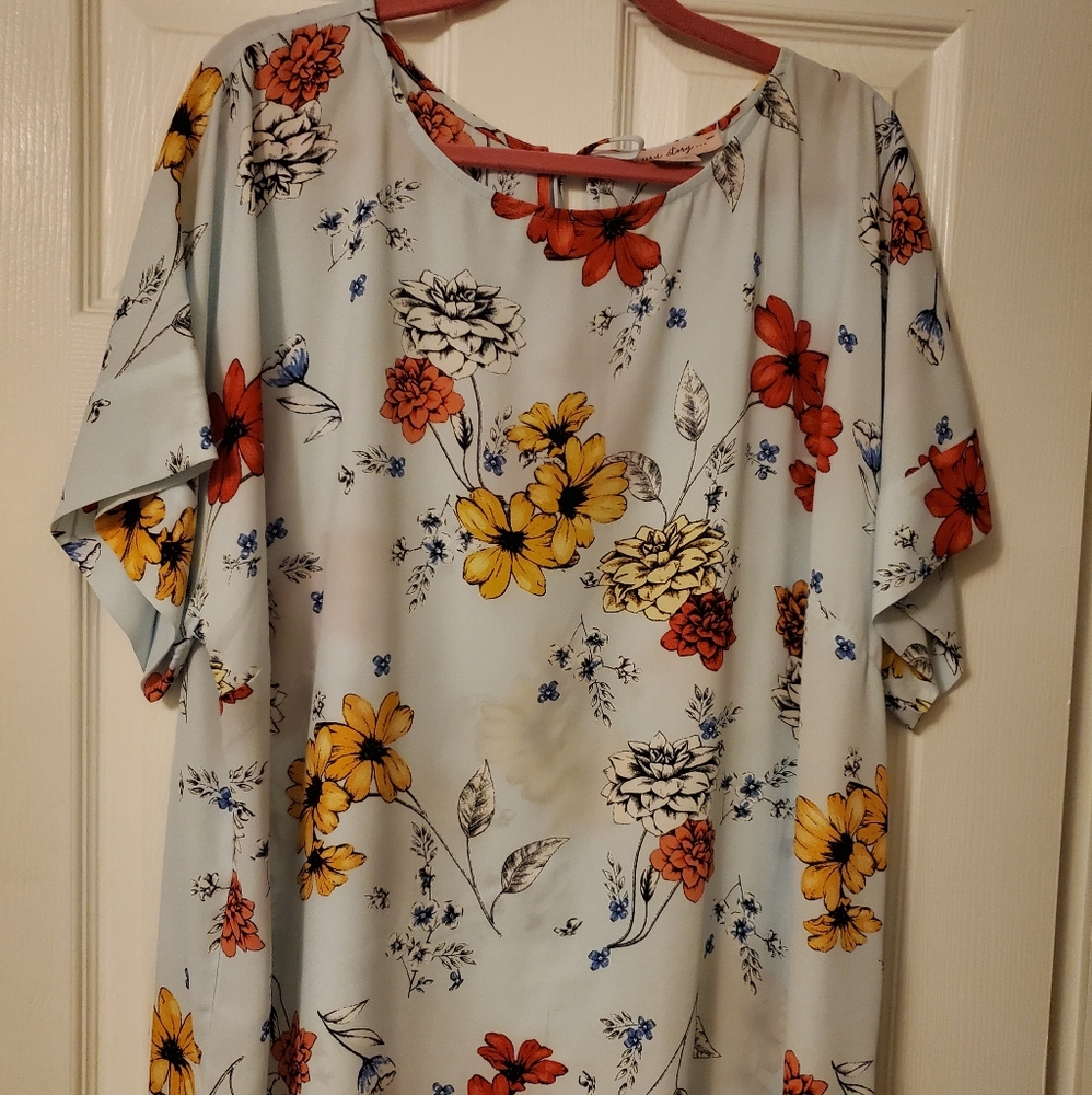 Beautiful floral blouse